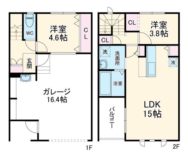 岐阜県瑞穂市穂積(一戸建)の賃貸物件の間取り