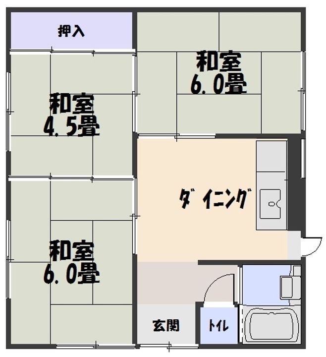鹿児島県鹿児島市桜ヶ丘5(一戸建)の賃貸物件の間取り
