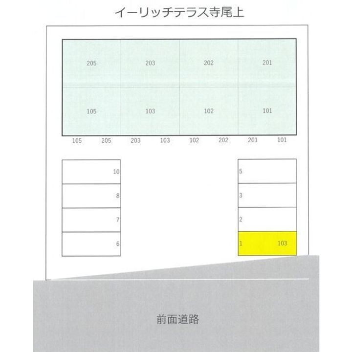 新潟県新潟市西区寺尾上1(アパート)の賃貸物件の地図