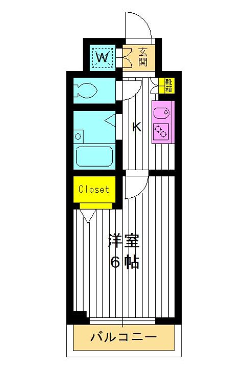 東京都練馬区田柄1(マンション)の賃貸物件の間取り