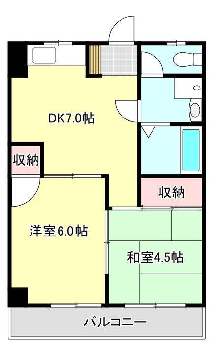 RGハイツIの間取り