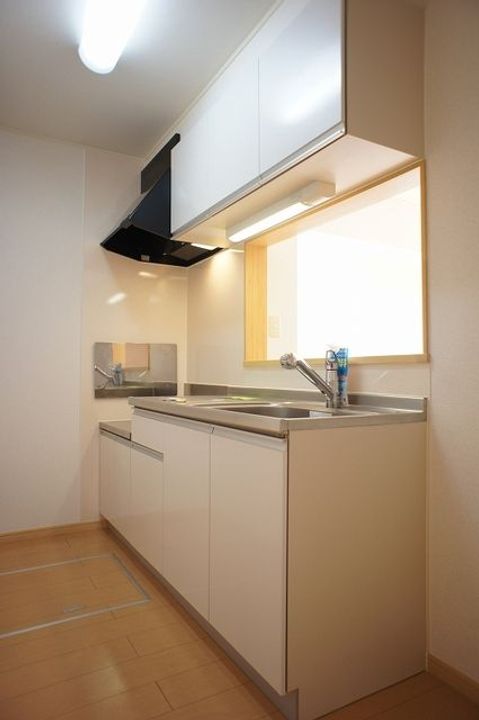 福島県いわき市常磐白鳥町館(アパート)の賃貸物件のキッチン