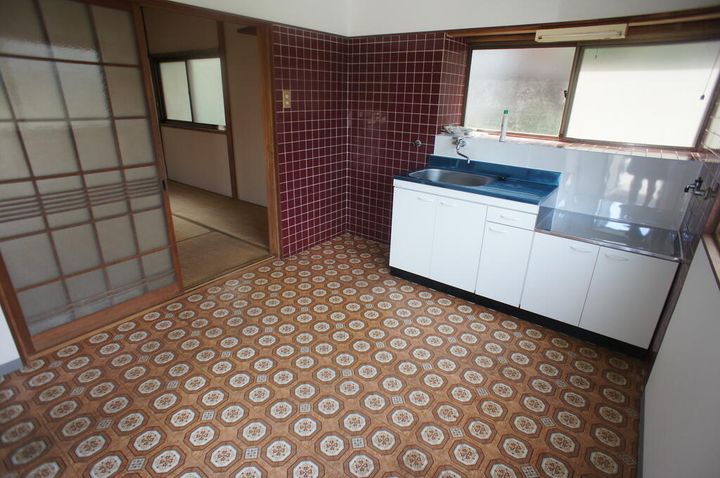熊本県熊本市北区西梶尾町(一戸建)の賃貸物件のキッチン