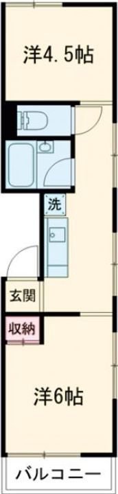 パレス内田7号館の間取り