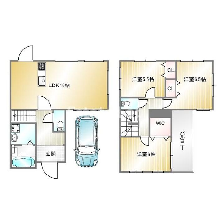 兵庫県神戸市須磨区禅昌寺町1(一戸建)の賃貸物件の間取り