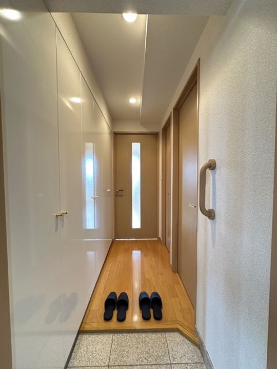 東京都稲城市東長沼(マンション)の賃貸物件の玄関