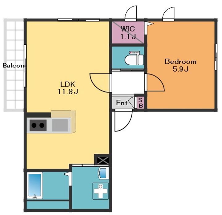 Cardea 平和台の間取り
