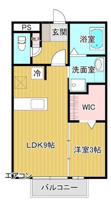 モナリエつのの間取り