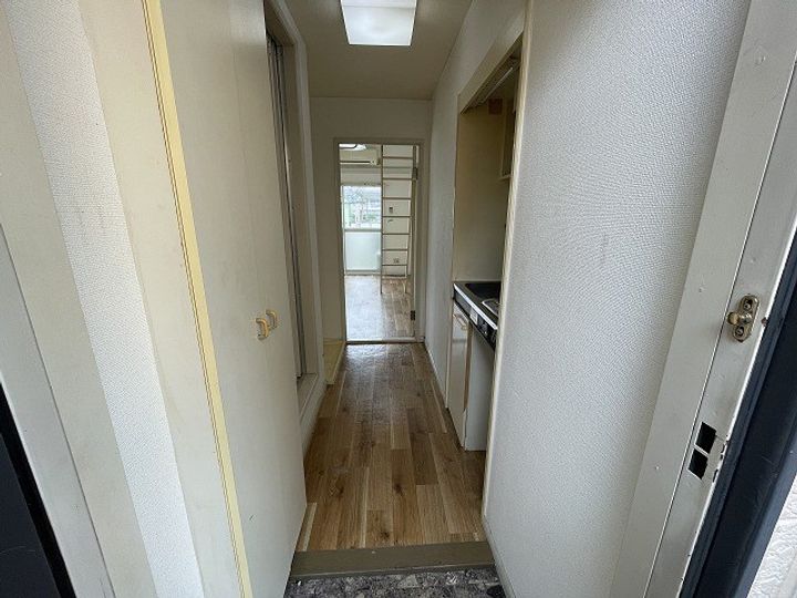 香里園第7マンションの玄関