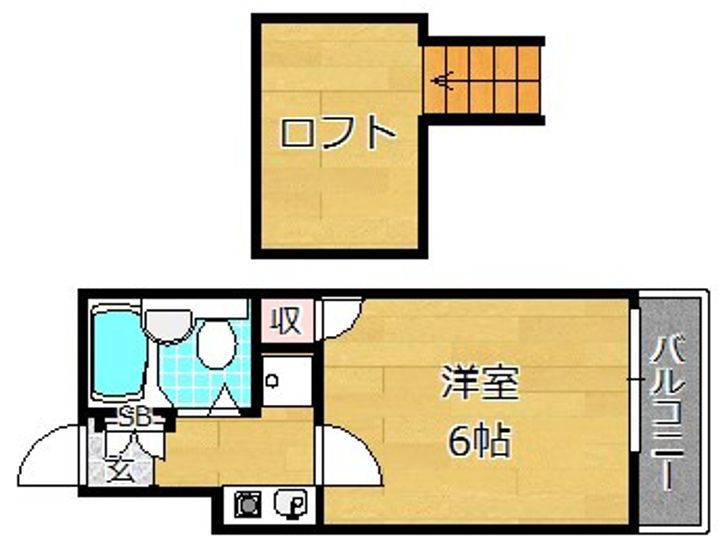 香里園第7マンションの間取り