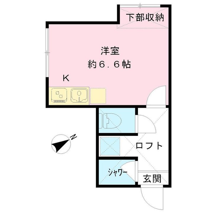 古川コーポラスの間取り