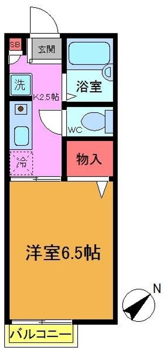 クレール船橋の間取り