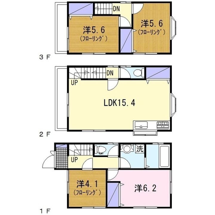 神奈川県大和市福田(一戸建)の賃貸物件の間取り