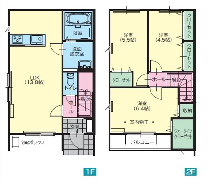 栃木県小山市西城南5(一戸建)の賃貸物件の間取り