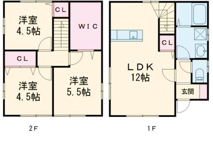 福岡県八女市国武(一戸建)の賃貸物件の間取り