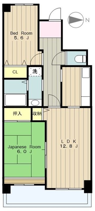 神奈川県相模原市中央区相模原3(マンション)の賃貸物件の間取り