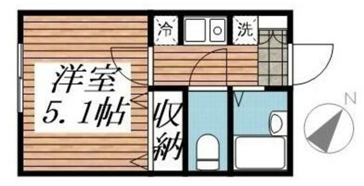クレセント中野の間取り