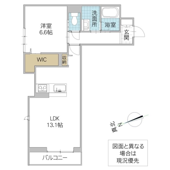 バレヌブルー元山の間取り