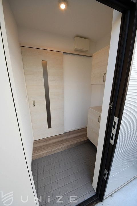 北海道札幌市南区澄川四条4(一戸建)の賃貸物件の玄関