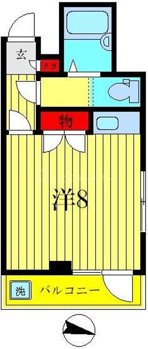 東京都葛飾区東金町3(マンション)の賃貸物件の間取り