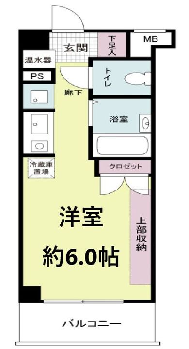 大阪府大阪市西区九条3(マンション)の賃貸物件の間取り