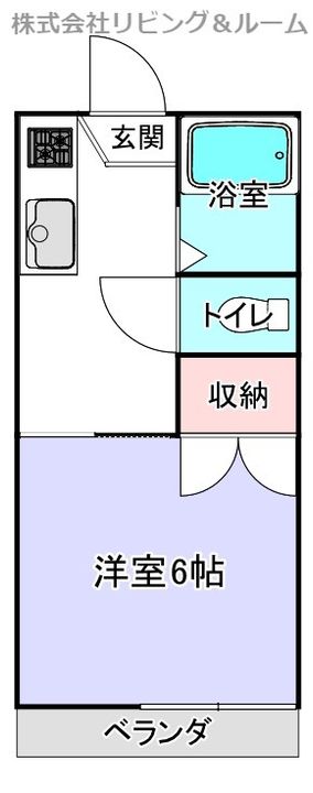 茨城県潮来市日の出8(アパート)の賃貸物件の間取り