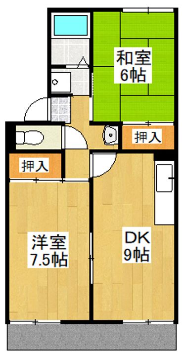 フォレスターIIの間取り