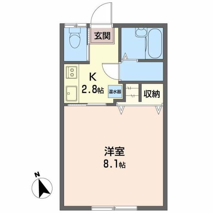新潟県長岡市三ツ郷屋町(アパート)の賃貸物件の間取り