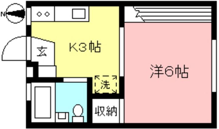 シェモア喜多見IIの間取り