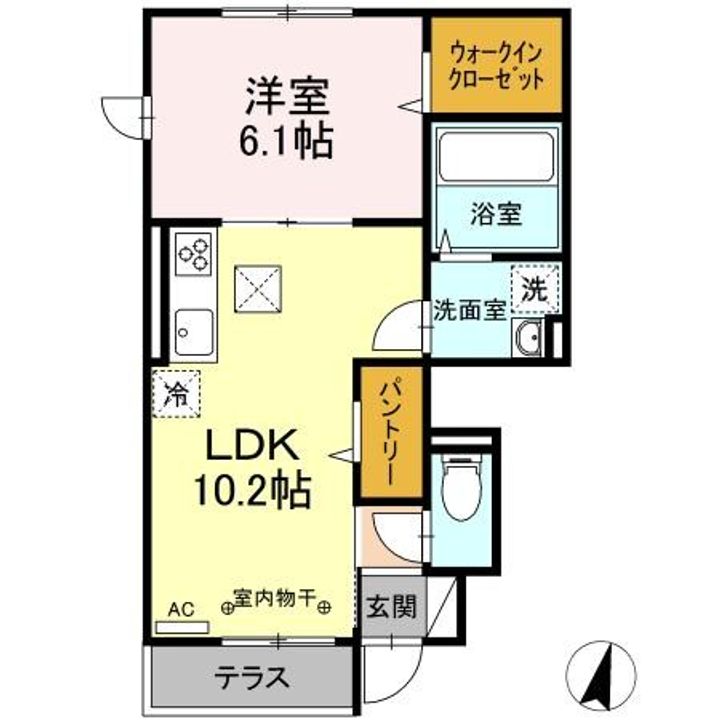 colmarの間取り