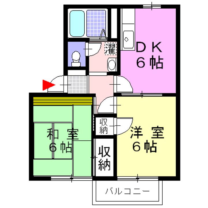フレグランスの間取り