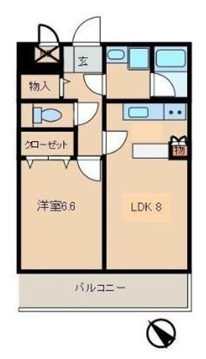 東京都文京区白山5(マンション)の賃貸物件の間取り