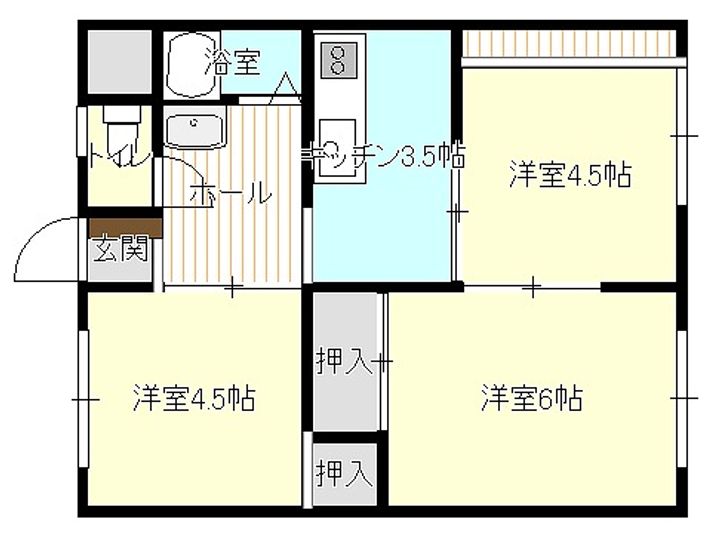 コーポ森秀の間取り