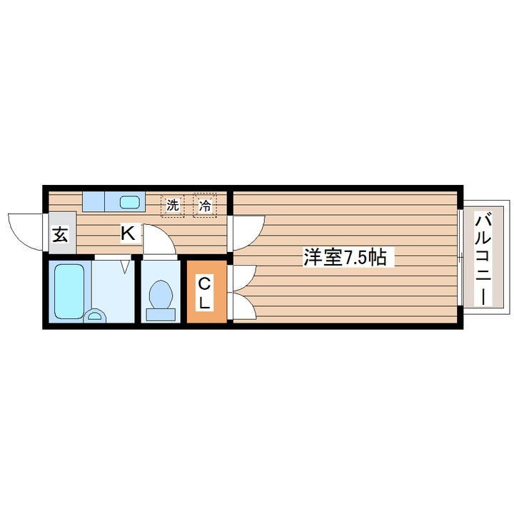 サンパレス成田町の間取り