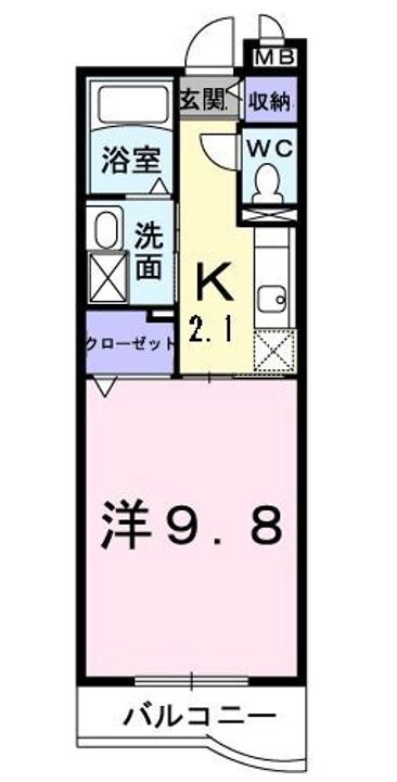 Naseru Kouhokuの間取り