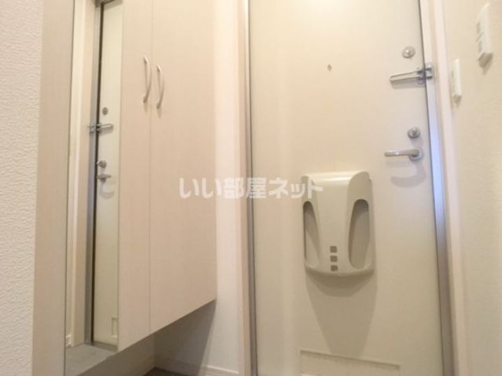 栃木県小山市城西1(アパート)の賃貸物件の玄関
