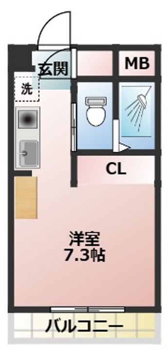 ハイツフジの間取り