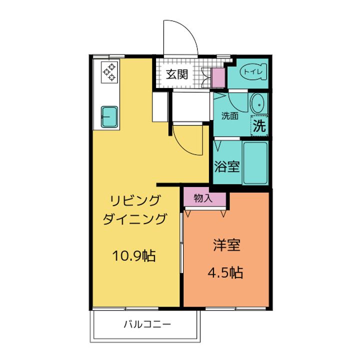 PAO平手の間取り