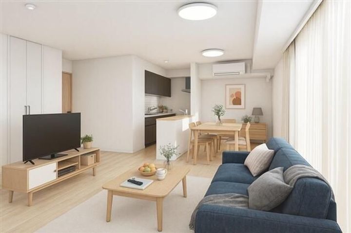 東京都新宿区高田馬場4(マンション)の賃貸物件の居間