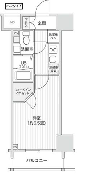 東京都渋谷区笹塚2(マンション)の賃貸物件の間取り
