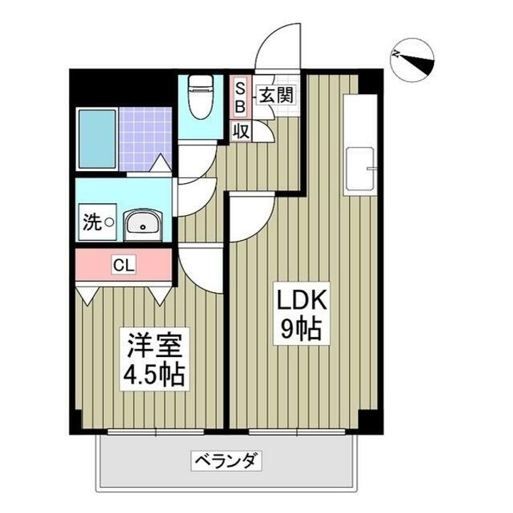 神奈川県小田原市矢作(マンション)の賃貸物件の間取り