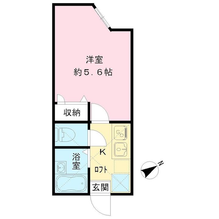 古川コーポラスの間取り