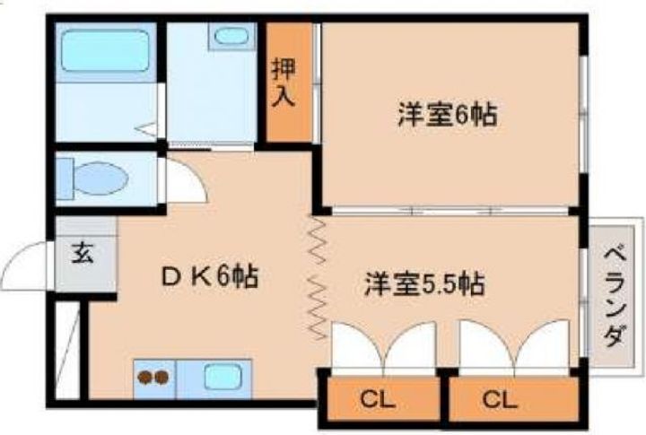 新潟県三条市興野2(アパート)の賃貸物件の間取り
