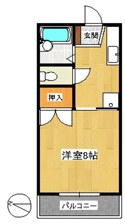 コーポ坂本の間取り