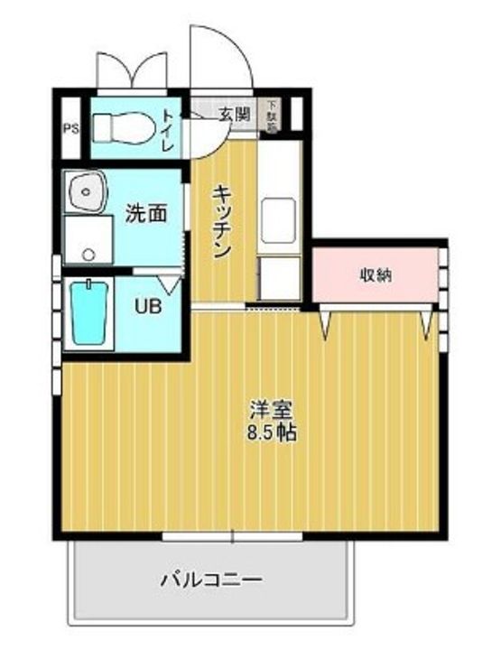 鹿児島県鹿児島市西田2(マンション)の賃貸物件の間取り