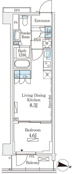 ロイヤルパークス赤羽サウスの間取り