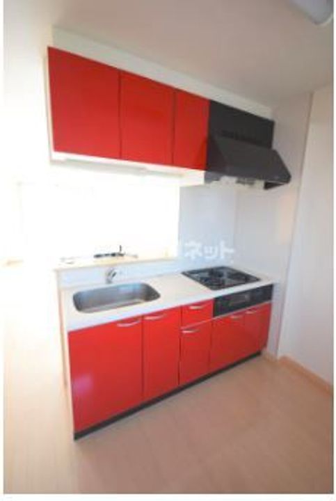 栃木県宇都宮市平松本町(マンション)の賃貸物件のキッチン
