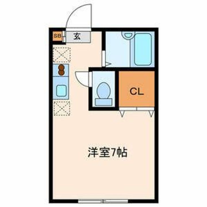 東京都中野区大和町1(アパート)の賃貸物件の間取り