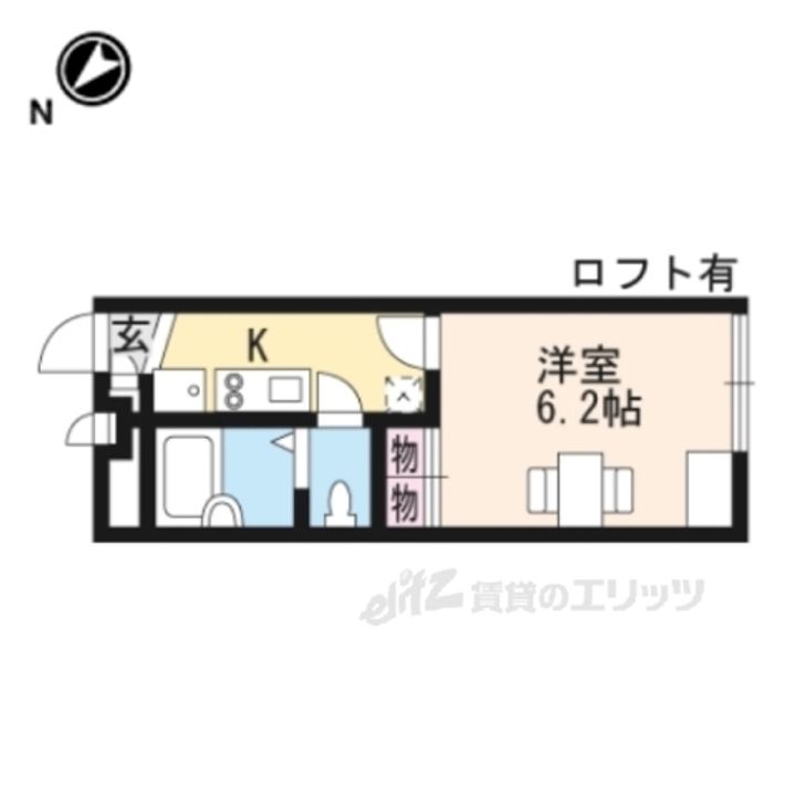 レオパレスフイアスケッタの間取り