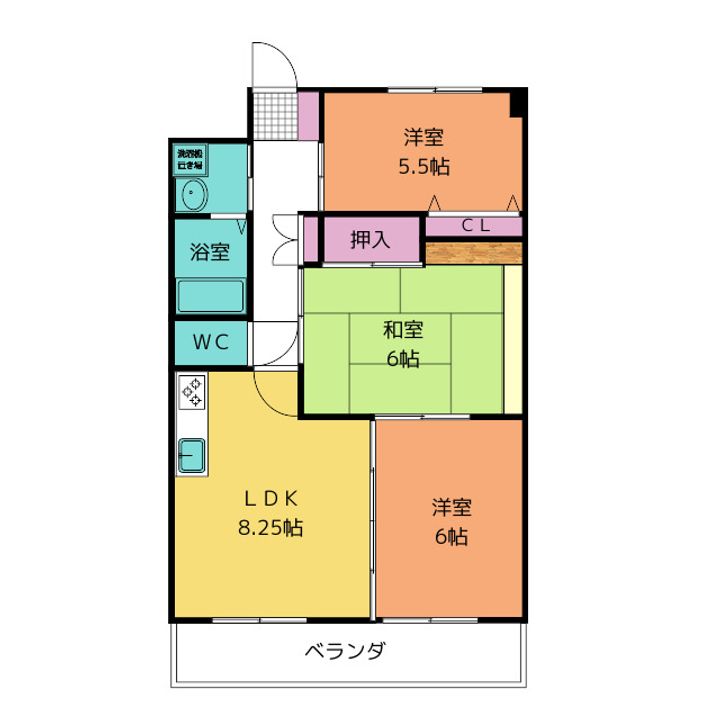 フォレット緑ヶ丘の間取り